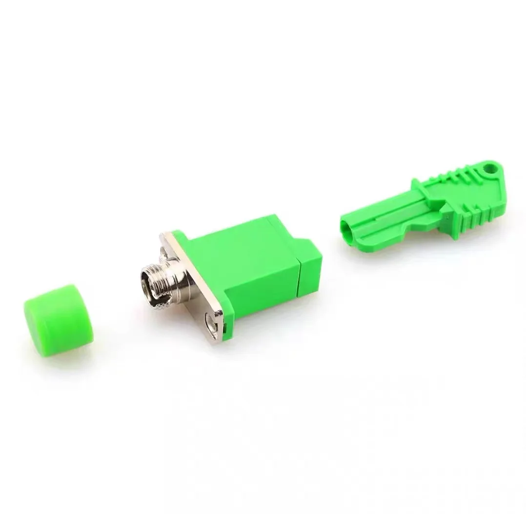 fiber adapter E2000-FC hybrid female-female green blue optic adapter SM APC UPC coupler E2000-FC free shipping 5pcs 10pcs 20pcs