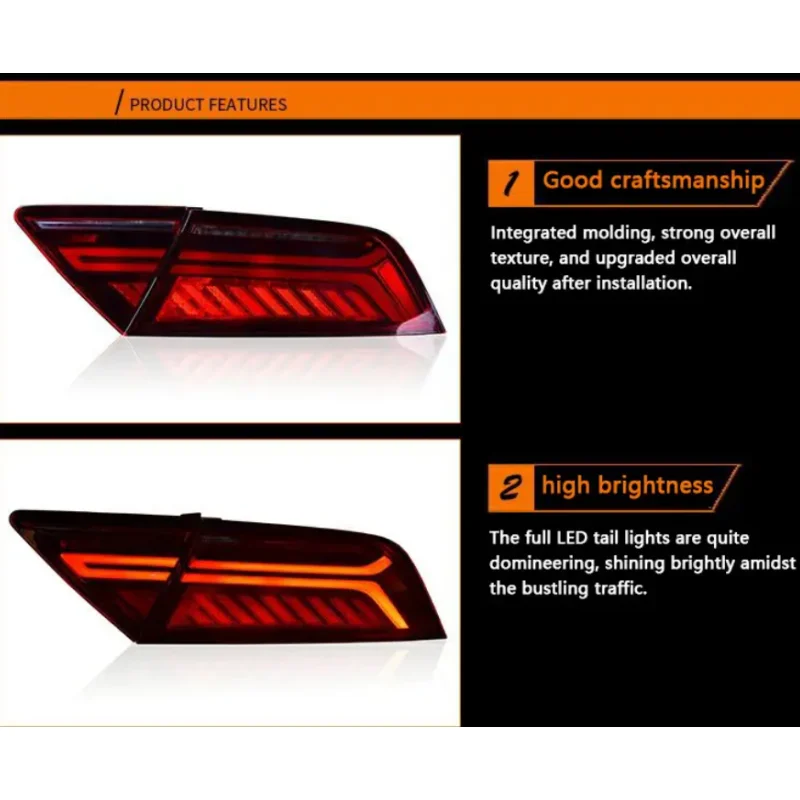 Car tail lights suitable for Audi A7 2012-2018 new upgrade