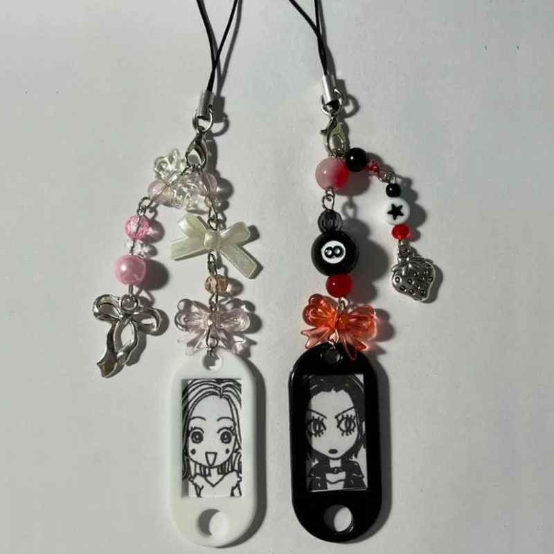 Nana Hachi matching phone charms y2k keychain cute handmade
