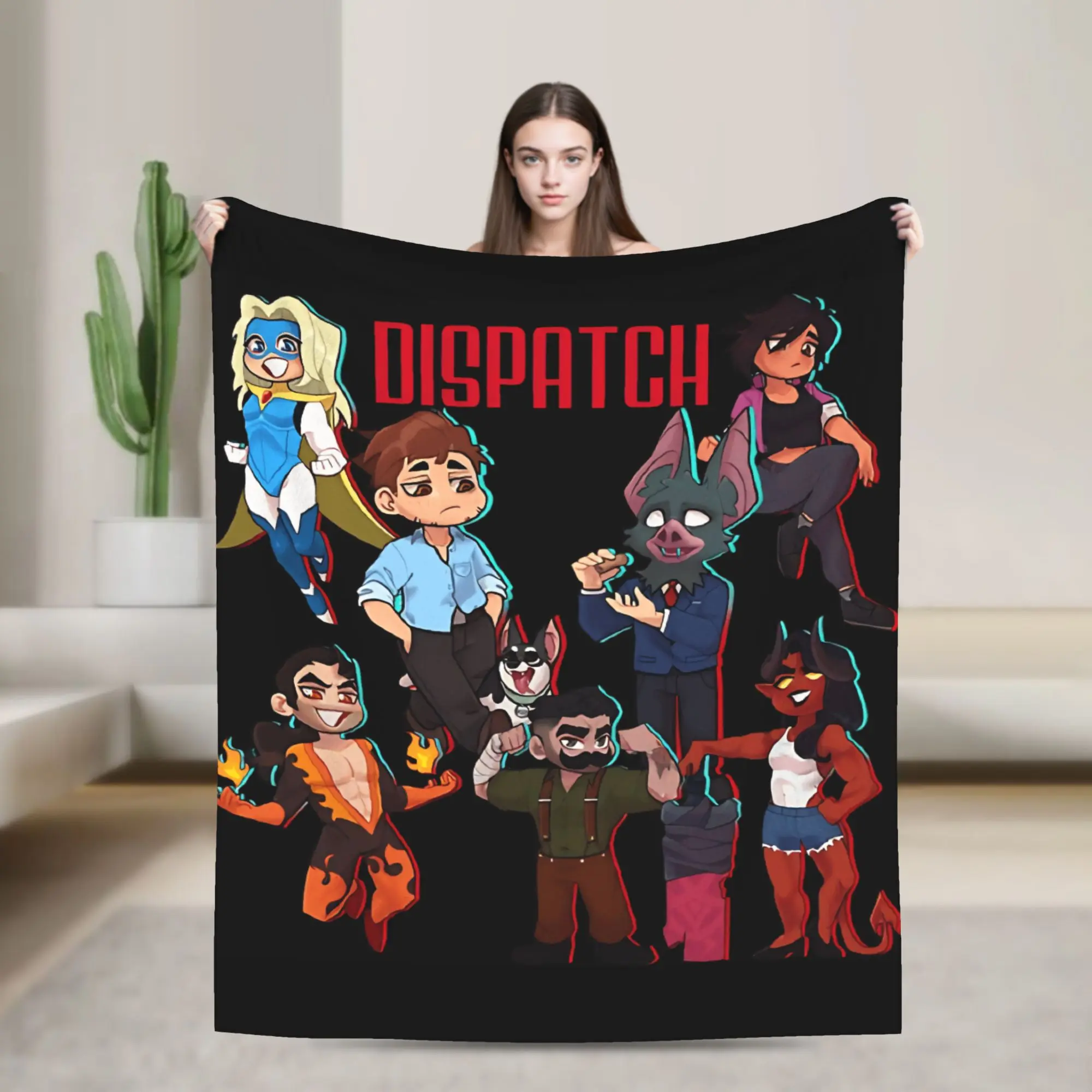 Dispatch Game Blanket  Warm Novelty Plush Bedding Throws For Girls Boys Bedroom Flannel Bedspread Bed Cover