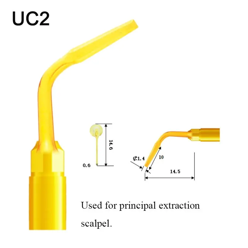 VVDental Piezosurgery Tip For Bone Cutting /Sinus lifting/Implant And Exelcymosis Dental Surgery Tip Fit Mectron And Woodpecker