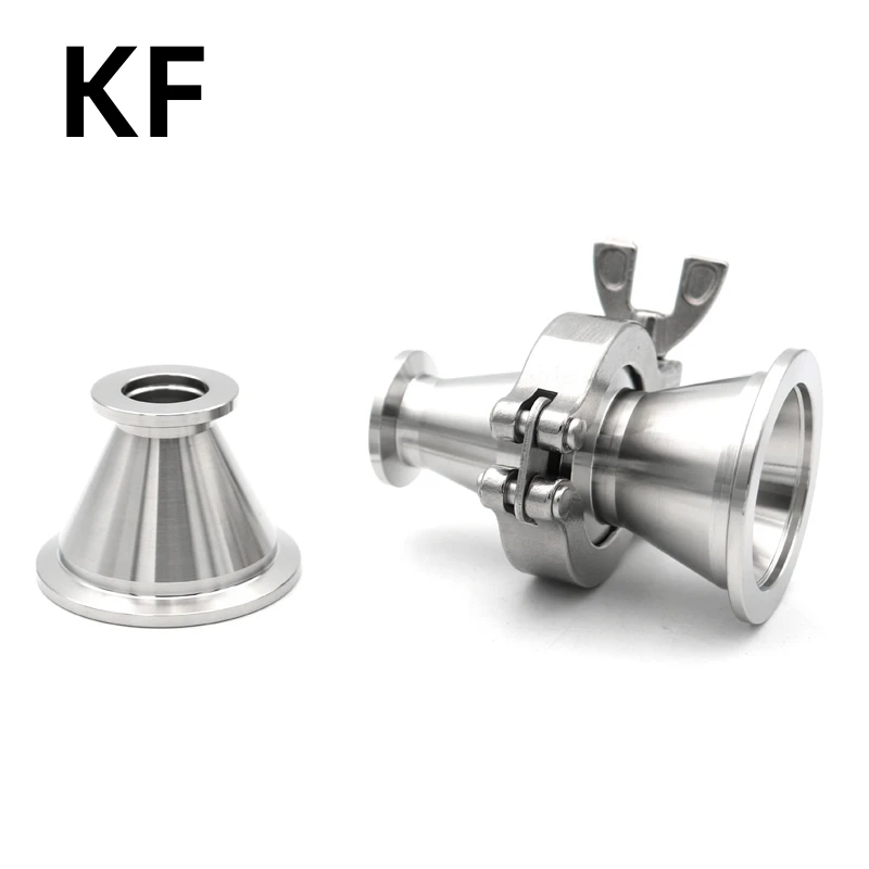 

Vacuum Reducer KF10 KF16 KF25 KF40 KF50 304 Stainless Steel Pipe Fitting KF16-25 KF16-40 KF25-40 Flange Joint