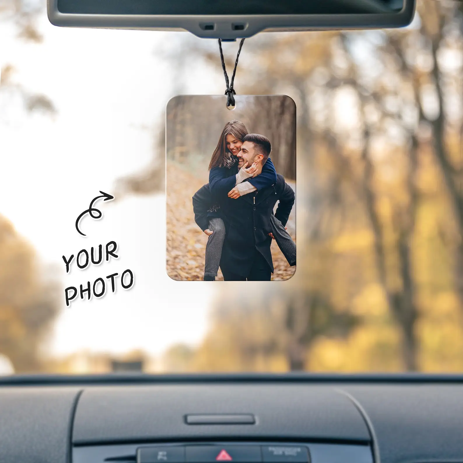 10-teiliges Set personalisierter Auto-Lufterfrischer mit Foto, personalisierter Auto-Duft mit verschiedenen Düften, Fotos können hinzugefügt werden, hängende Dekorationen, originelle personalisierte