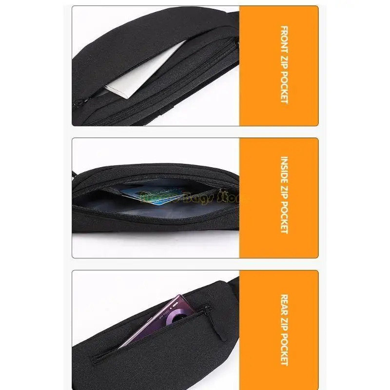 x90d men men fanny pack belt belt bag routcy hip bum crossbody chest chest