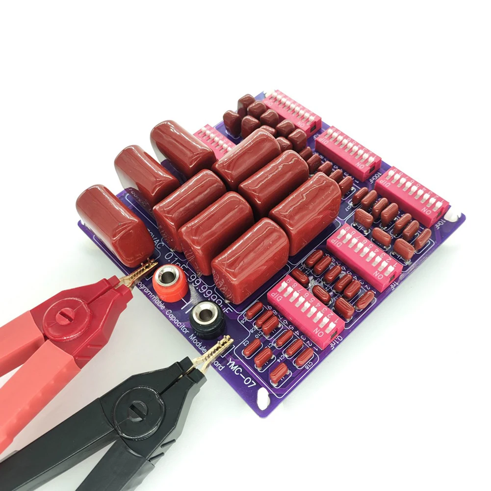 Для тестирования электроники от 0,1 нФ до 99,9999 мкФ, диапазон емкости, образовательный эксперимент, фильтр аудиоплаты