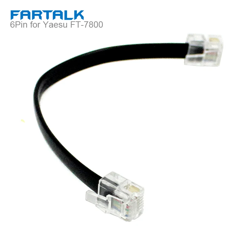 6 Pin Panel Separation Cable for Yaesu FT-7800 FT-8800 FT-8800r FT-8900 FT-8900r FT-7900r FT-2900 Car Radio Converter Line