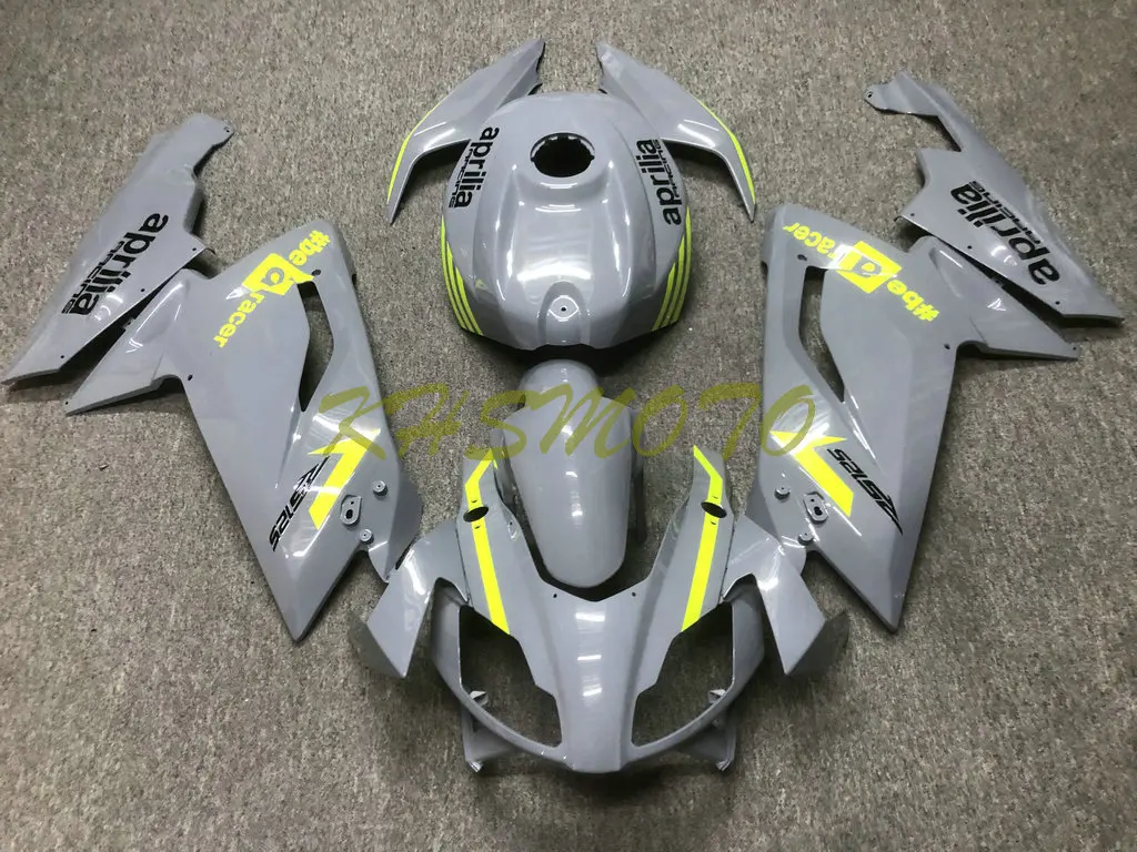 Motorcycle Fairings Kit for Aprilia RSV125 2006 2007 2008 2009 2010 2011 RS125 06-11 Injection Grey Neon Bodywork Set