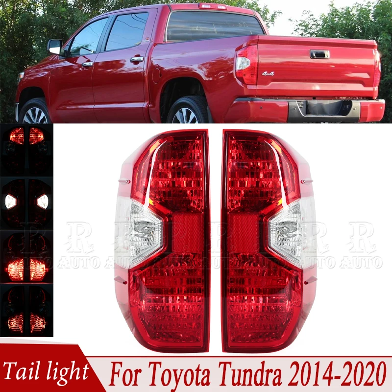 

Задний фонарь в сборе для Toyota Tundra 2014-2020: указатель поворота, стоп-сигнал, фонарь заднего хода 815500C100 815500C101