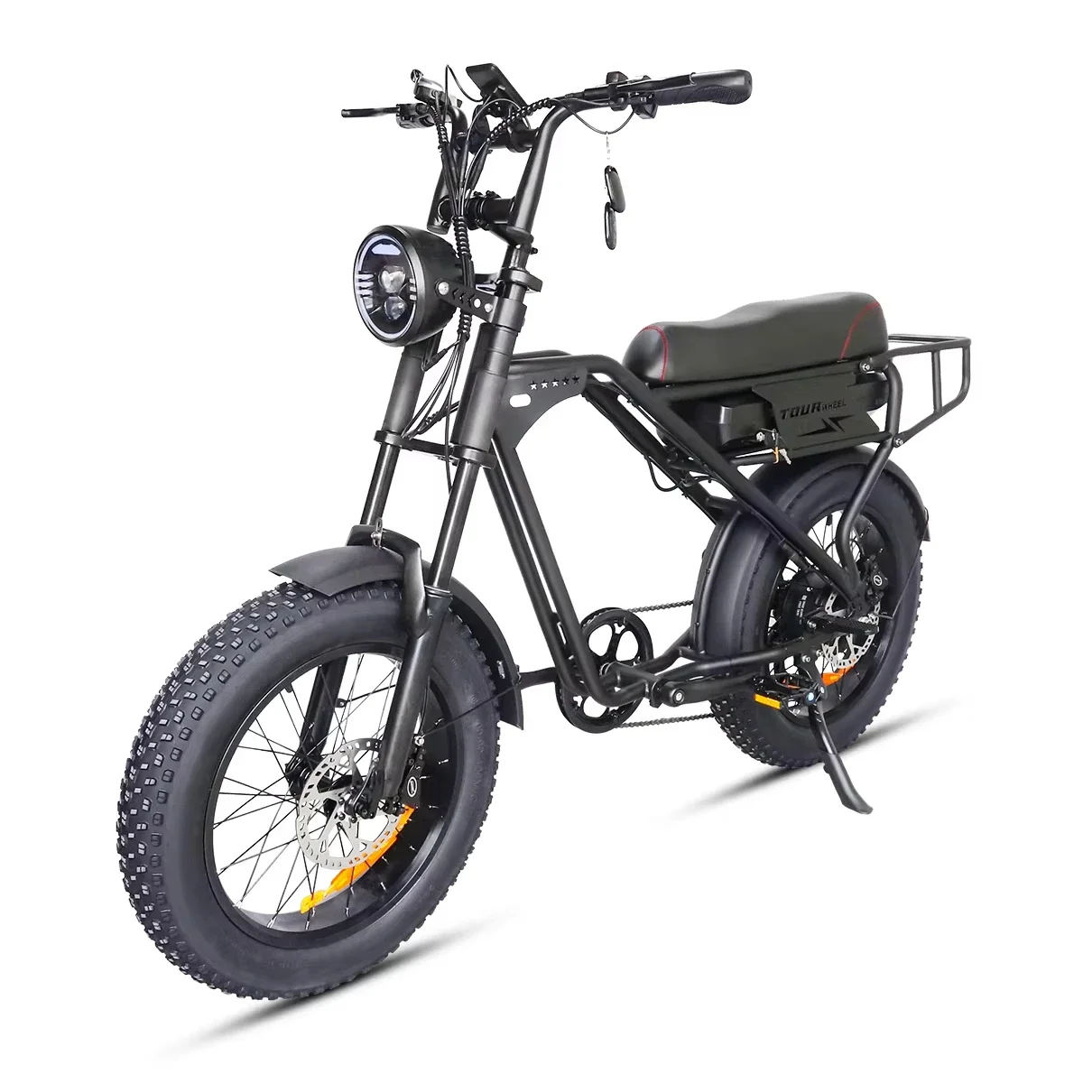 

Electric Bike Fat Tyre Off Road Max Speed 45km Mileage 60km 18.2ah Electric Bicycle T3Pro 48V Fast High Power 750W