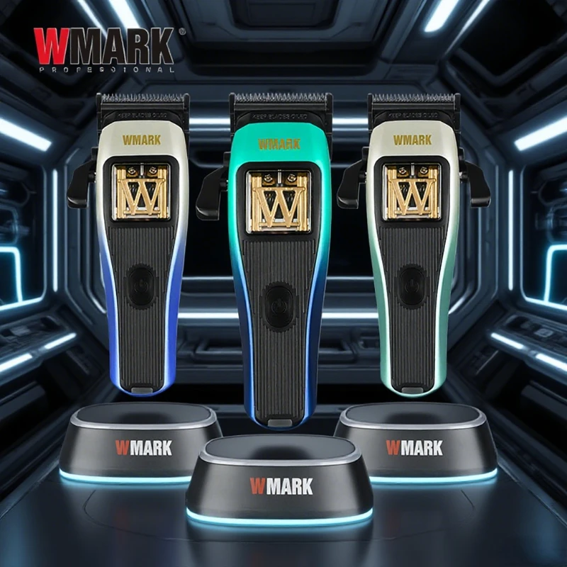 

WMARK триммер для мужчин машинка для стрижки Триммер для волос Профессиональный Машинка для стрижки волос Парикмахерская Машинка для стрижки Векторный двигатель 10000 об/мин Электрический Триммер для мужчин NG-X1 POLAR