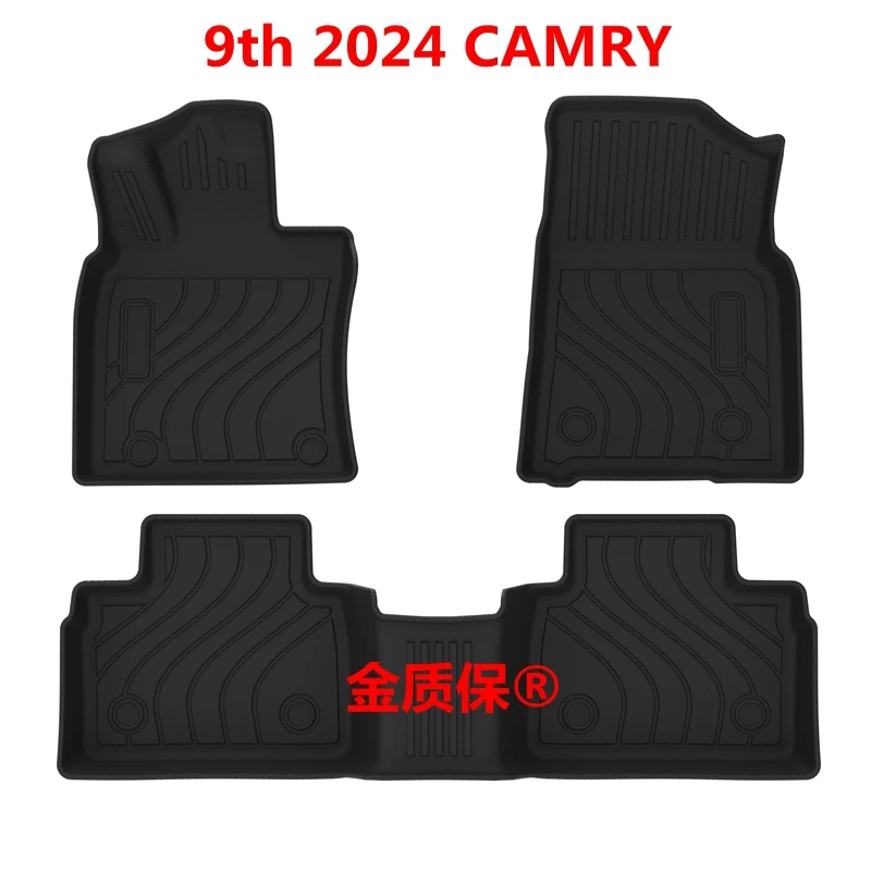 Use for 2024 new 9th TOYOTA Camry car carpet Camry custom car AllWeather Floor Mat Full Set Trim to Fit For Camry waterproof mat