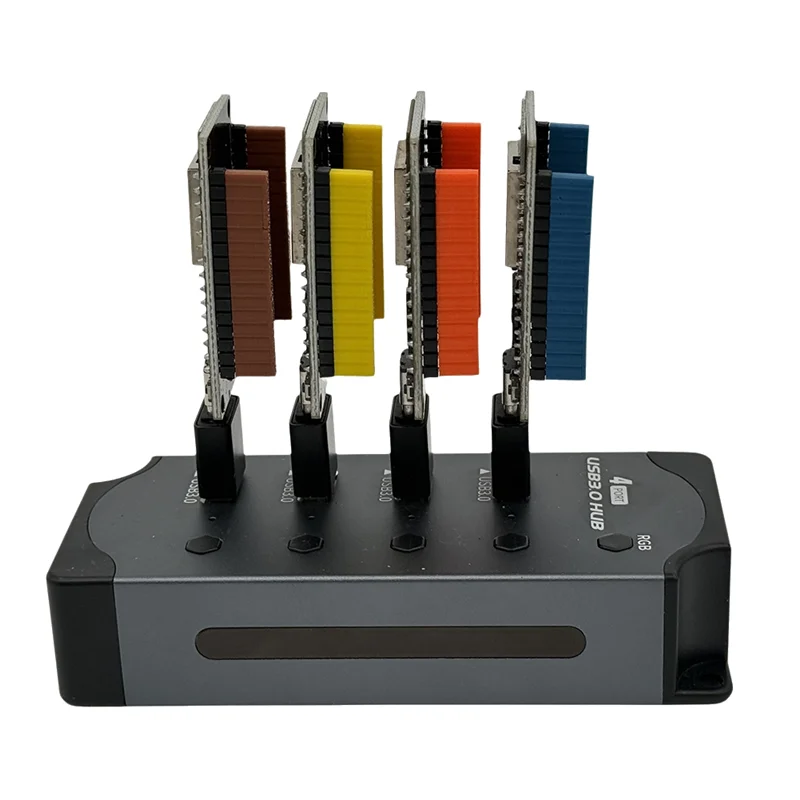 

New-Nerdminer Hub 1500KH/S Solo Lottery Miner 4X370KH/S Miner Combo Kit Bitcoin BTC Miner Asic Mining Crypto Mining Station