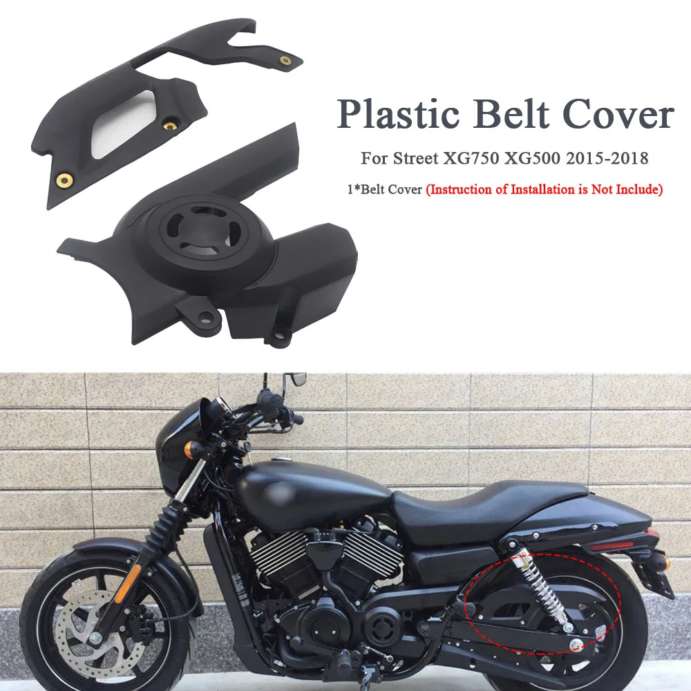 For Harley Davidson Street XG750 XG500 2015-2018 Motorcycle Accessories Black Belt Cover Guard Protector