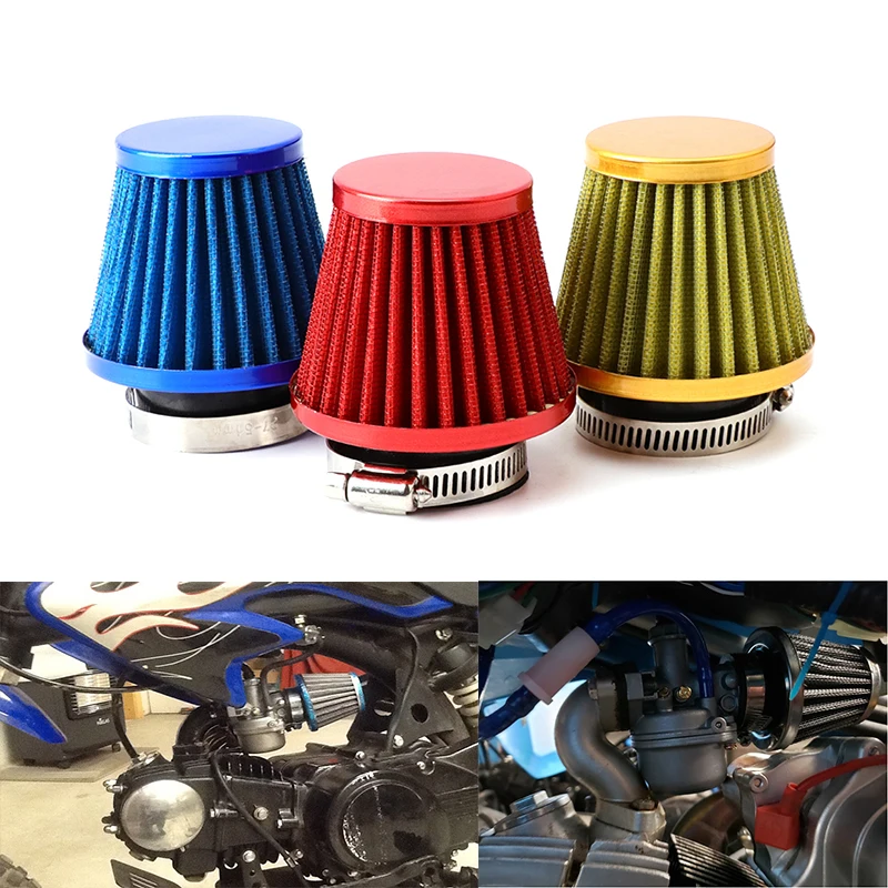 

38mm Motorcycle Air Filter Intake Induction Kit For Scooter Motorbike Pit Dirt Bike ATV Quad Buggy Universal