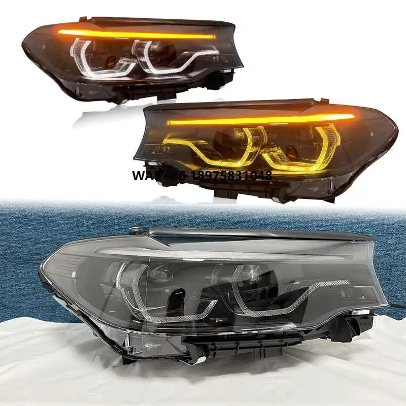 

Для фар G30 F90 LCI 2018-2020: обновленные двухцветные (белый+желтый) светодиодные дневные ходовые огни