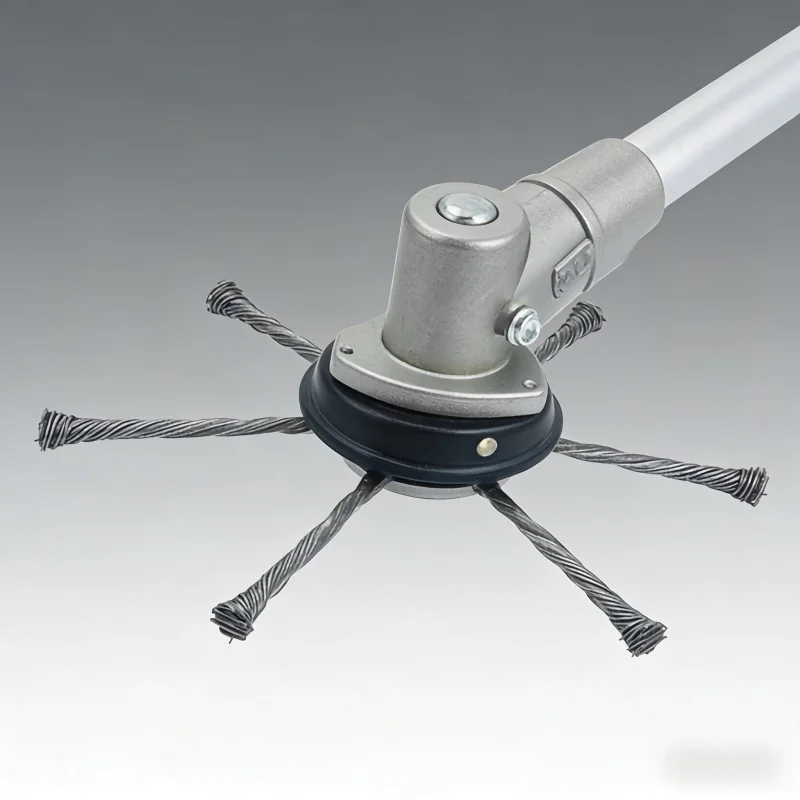 

61 Inch Lawn Mower Head Replacement Part Compatible with Weed Eater Trimmer Sharp Cutting Blade with Installation Tool Steel Met