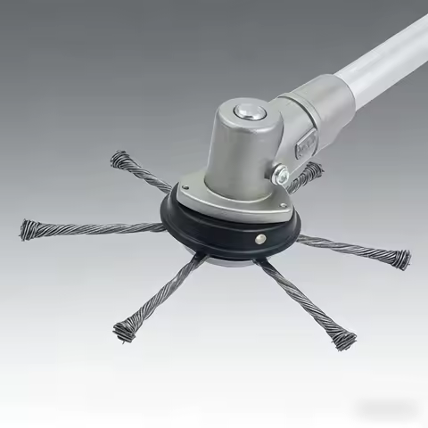 61 Inch Lawn Mower Head Replacement Part Compatible with Weed Eater Trimmer Sharp Cutting Blade with Installation Tool Steel Met