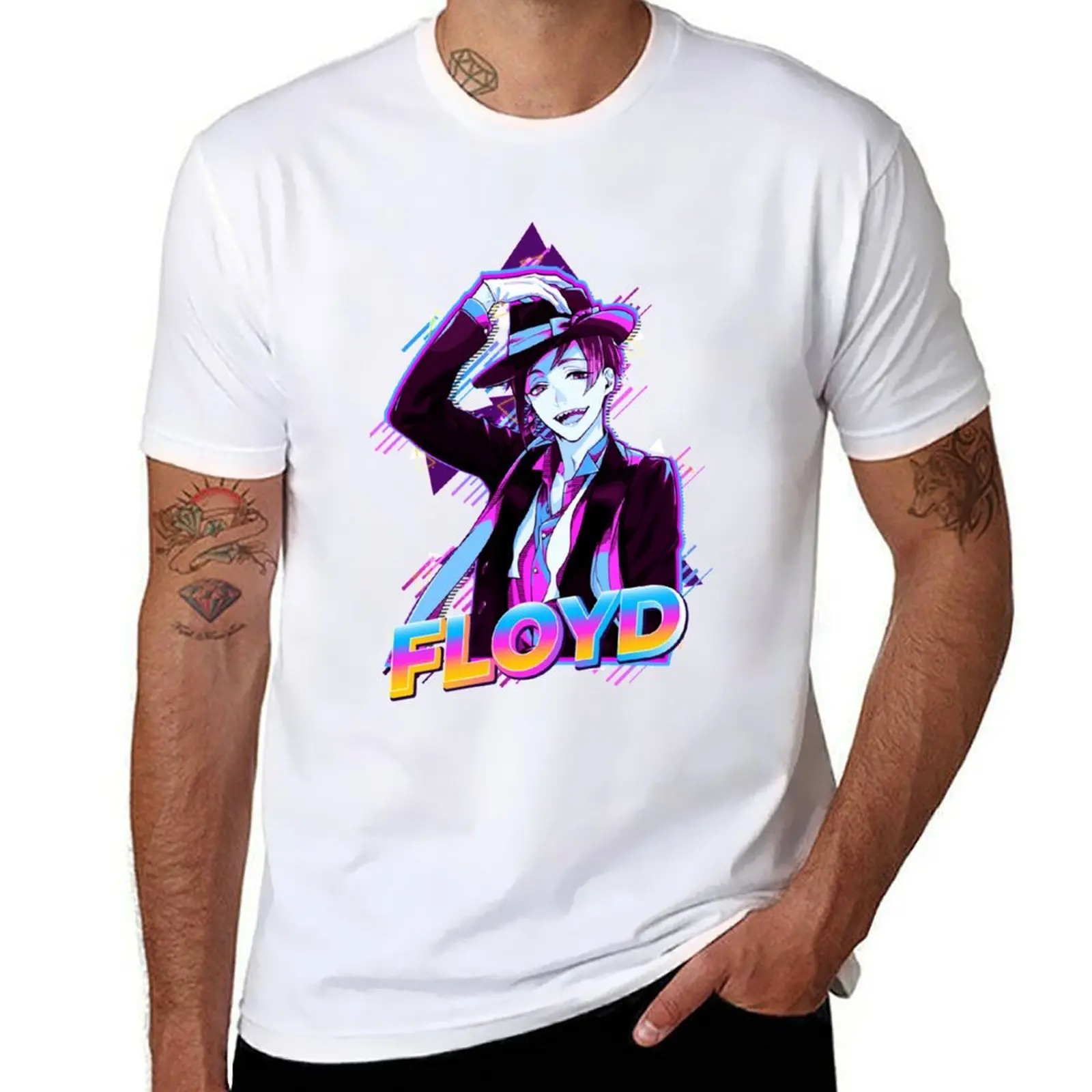 

Floyd Leech Retro Aesthetic T-Shirt man t shirts for men casual t shirts for man cotton T-Shirt