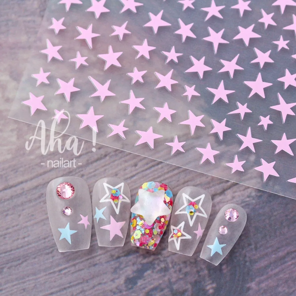 Nagelaccessoires Sterren Nagelstickers Diy Nail Art Decoratie Diy Nagel Charmes Vijf-Puntige Sterren Nagel Stickers Manicure Ornamenten