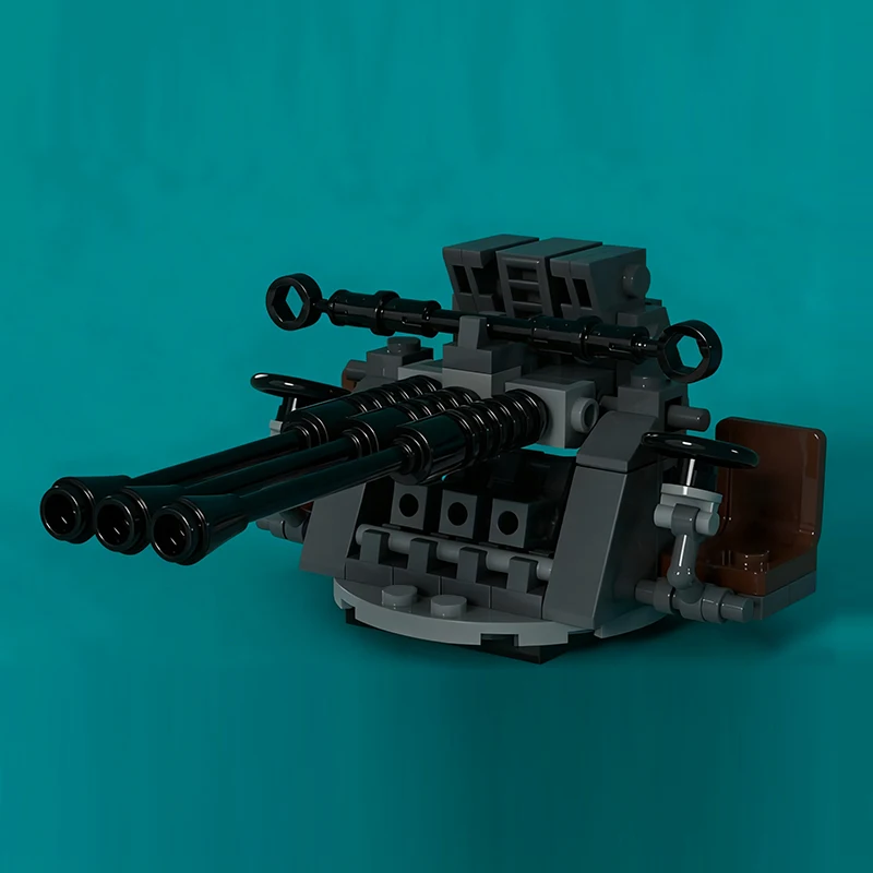 Typ 96 AA/AT Potrójnie Montowany Model Broni MOC Klocki Konstrukcyjne Sprzęt Wojenny Technologia Modularna Prezenty Świąteczne Zabawki do Składania dla Dzieci