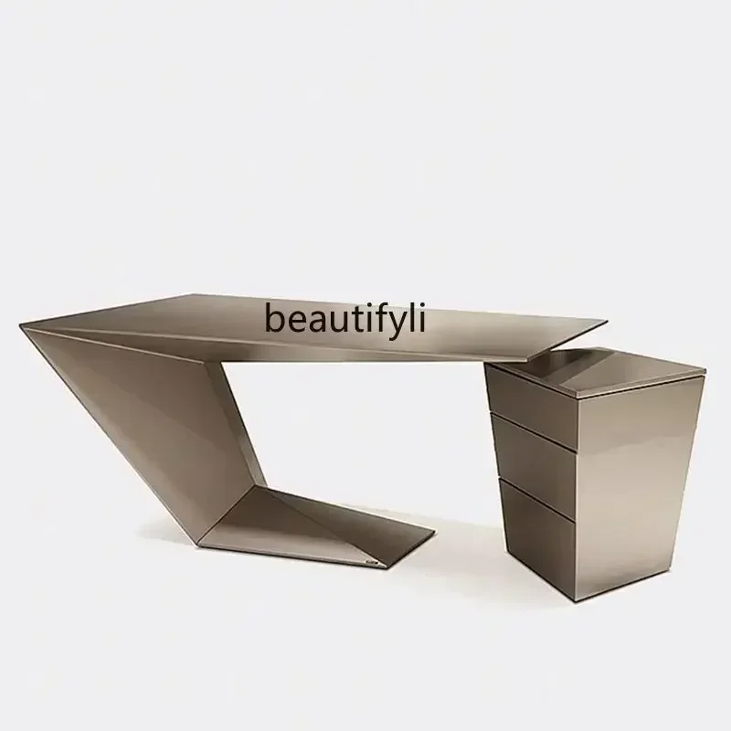 LJYItalian Desk Modern Minimalist Desk Creative  living room decoration