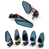 Espejos retrovisores universales de vidrio transparente para motocicleta, accesorios para manillar de Scooter, CNC, 7/8 pulgadas, 22mm