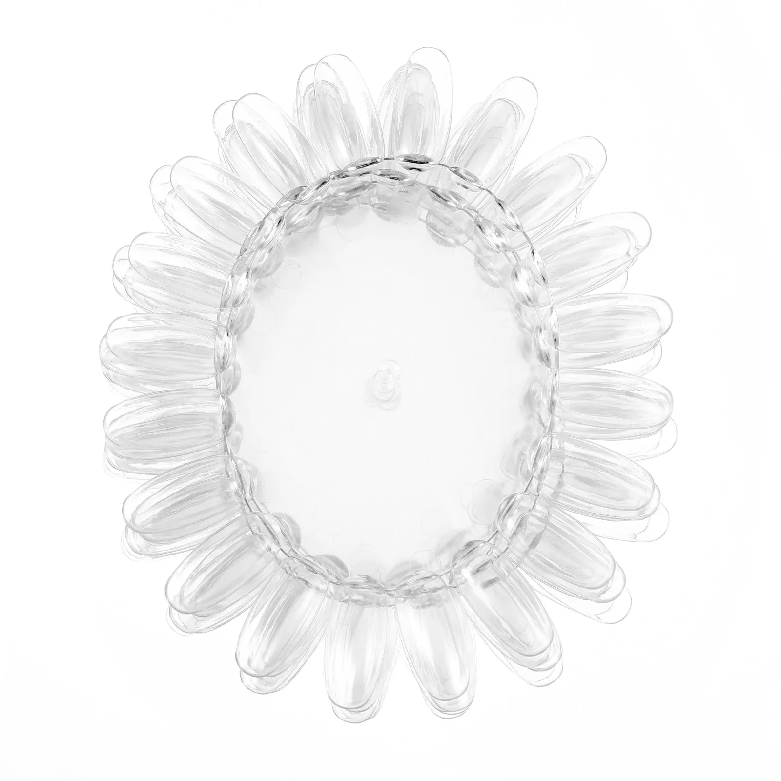 Clear Acrylic Nail Practice Wheel for Professional DIY Nail Art Training Displaying Gel Polish Colors and Designs Salon Home Use