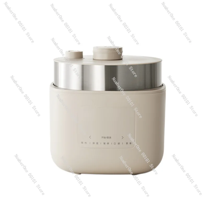 Non Coated Smart Variable Pressure Rice Cooker Electric Multi Function Dual Mode Instant Pot Stainless Steel Home Dual Lid