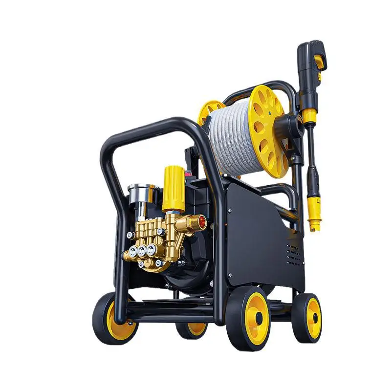 

Car washing machine High pressure 220v household water gun Car booster high power cleaning machine Artifact brush car