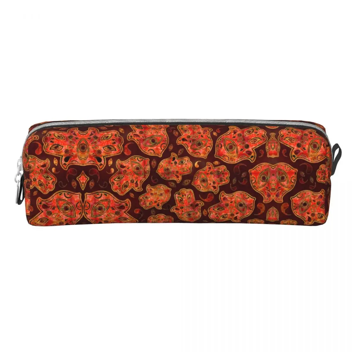 Lovely Pencil Case Hamsa Hand Pencil Box Hand of Fatima School Pencil Cases Students Zipper Graphic School Stationery