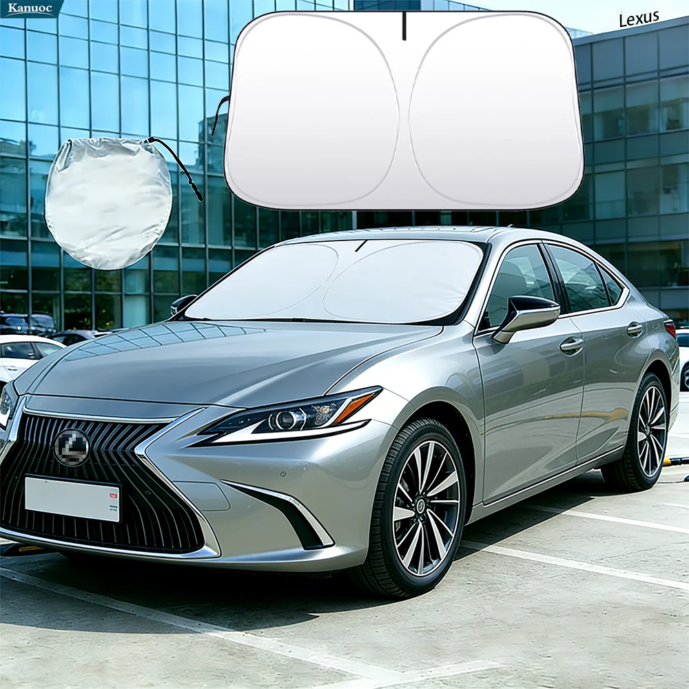 

Windshield Sun Shade For Lexus ES 2019-2026 Car Sunshade Sun Visor Protector Foldable Blocks UV Rays