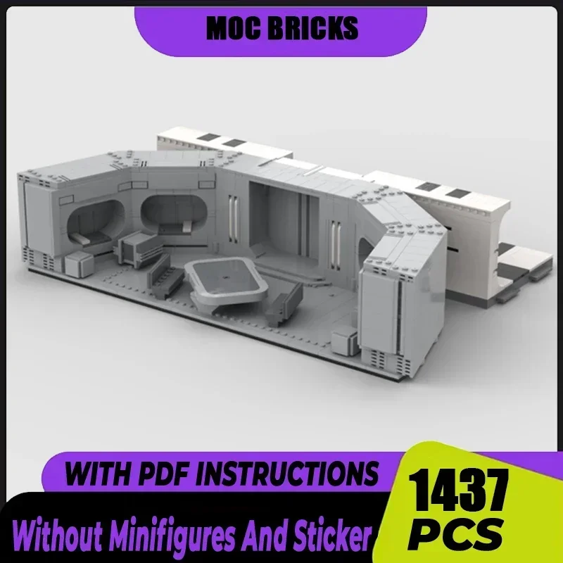 

Star Movie Series Moc Building Bricks Bad Batch Barracks Model Technology Modular Blocks Construstion DIY Assembly Toy Gifts