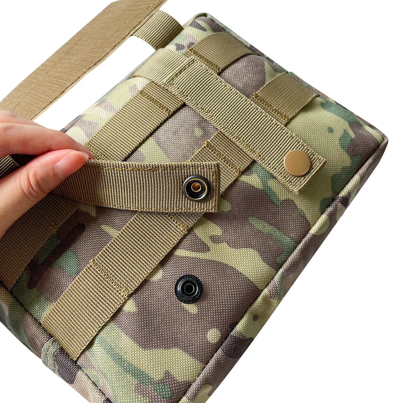 Camouflage Utility Pouch Multi‑compartment Organizer Bag for Backpack Vest Attachment Outdoor Storage Waist Accessories Bag