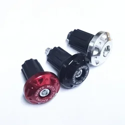 16mm-18mm Universal motocicleta manillar extremos enchufe empuñaduras manillar tapones tapas deslizante Motor bicicleta