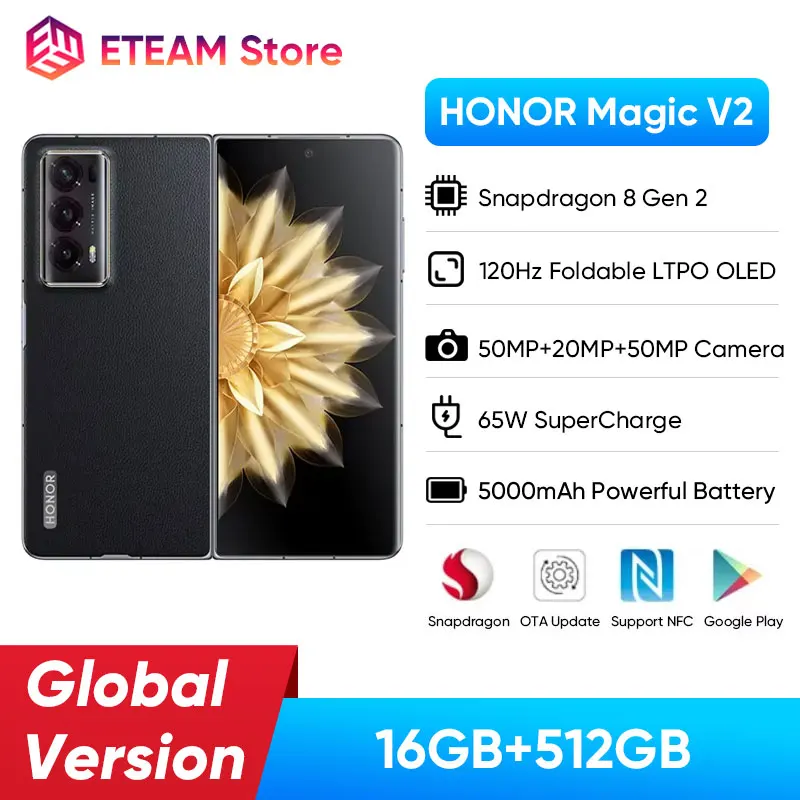 Global Version Honor Magic V2 smartphone 7.92