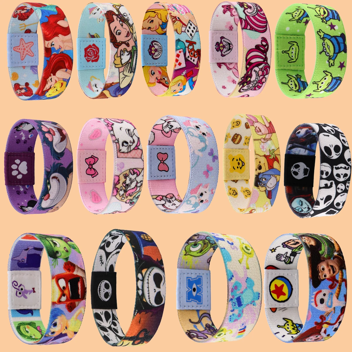 الكلاسيكية الكرتون الدب القماش تمتد معصمه سوار مرنة المعصم الفرقة الكفة سوار الرياضة عارضة الإسورة أصدقاء الهدايا #1