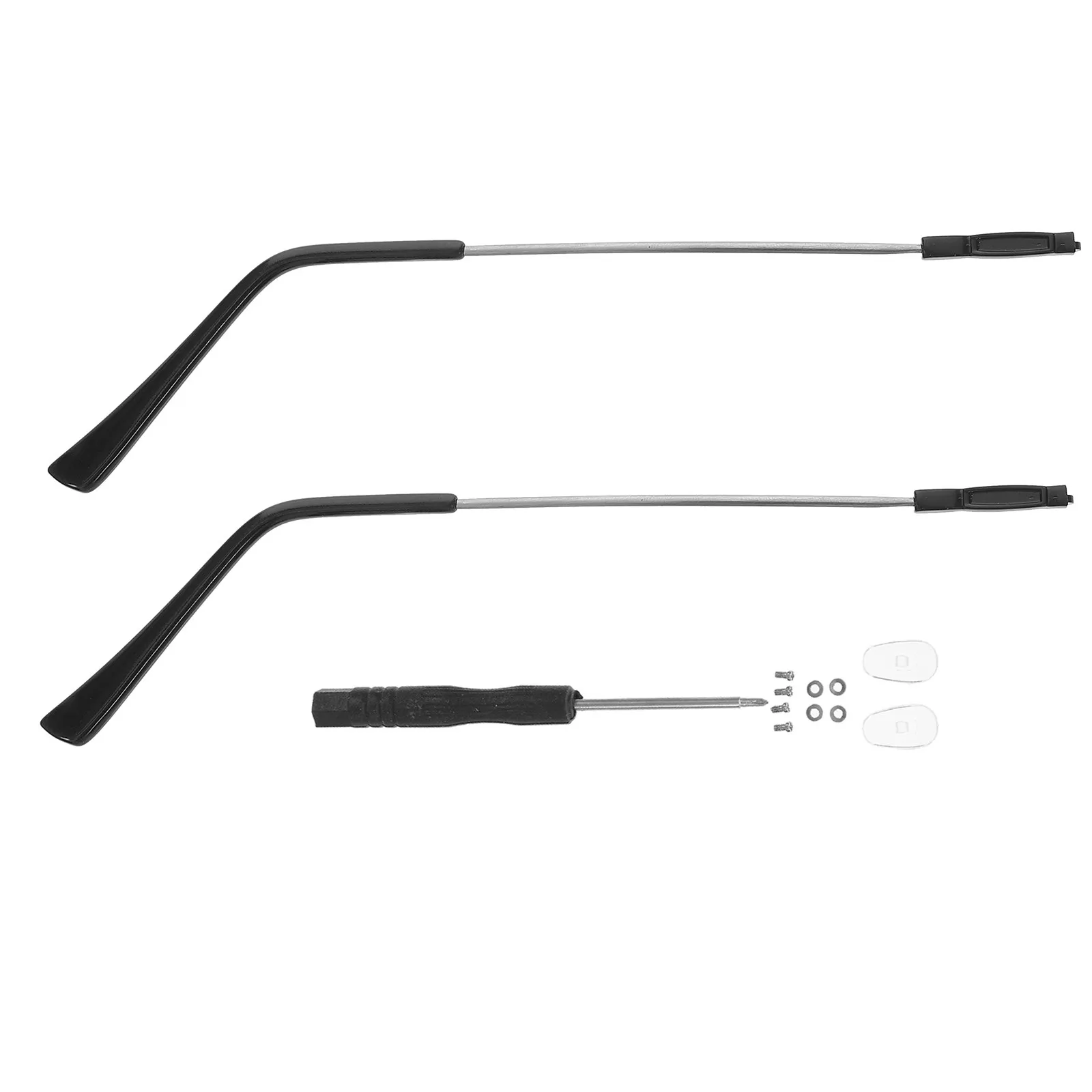 

Пара сменных дужек для очков из памятного сплава, ударопрочные, легко устанавливаемые, запасные части для очков