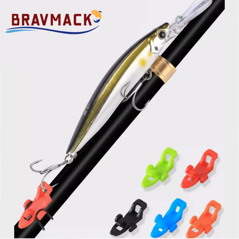 10 قطعة/الوحدة الصيد رود القطب هوك حارس-أمان حلقة سيليكون Iso عقد الطعم السحر والرقص لصيد الأسماك آمنة وسهلة #5