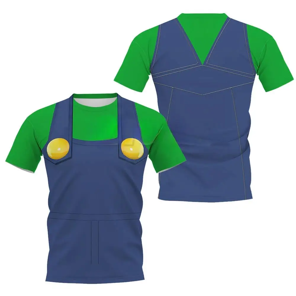 2026 Cute Bowser 3D Printed T-shirt Harajuku men's And women's Casual Top Cosplay Costume Boys/Girls Summer Short Sleeved Tshirt