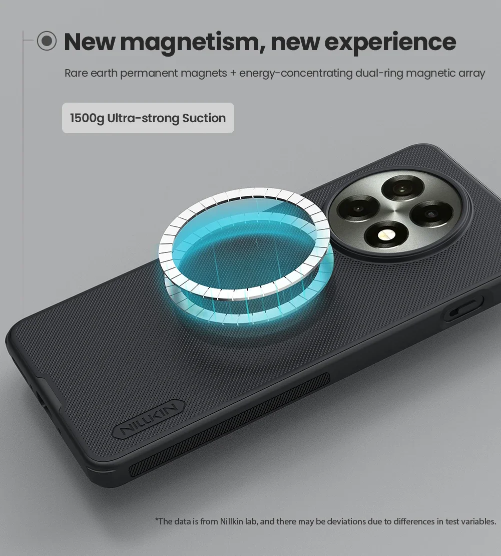 

Nillkin For OnePlus 13R Case Magnetic Super Frosted Pro magsafe PC matte Soft Frame Hard Back Cover Phone Case