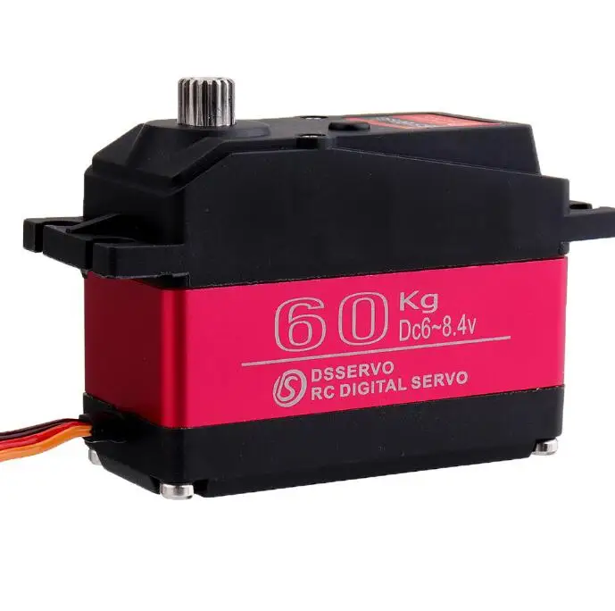 DS5160 HV 60kg 180° 18T Metal Gear Digital Servo for 1/5 Redcat HPI Baja 5B SS RC Car Compatible SAVOX-0236 LOSI XL 5T - 180°