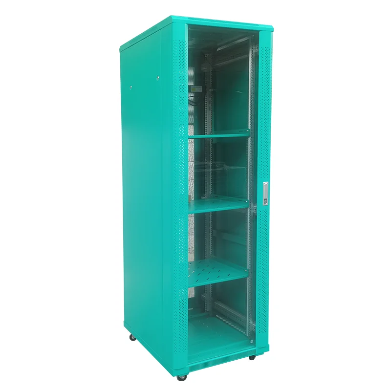 

YNCO Custom 42U Network Cabinet 19 Inch Green Steel Computer Cabinet 6U 9U 4U 15U 27U 18U Capacity Outdoor Available Stocks
