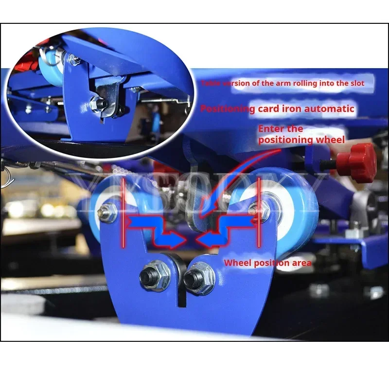 8 Color 8 Station automatic T-shirt Screen Printing Machine High Quality Pressing Machine Comes with Base S882L