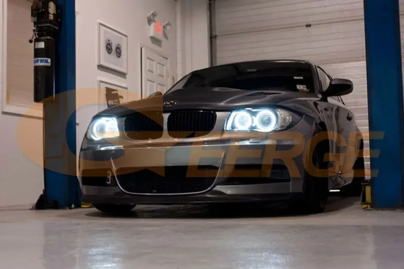 For BMW 1 Series E81 E82 E87 E88 2004 - 2012 Excellent Ultra Bright CCFL Angel Eyes Halo Rings Kit Car Styling Day Light