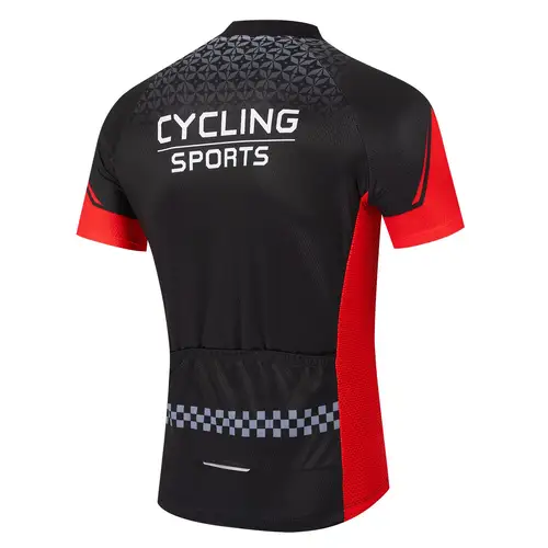 Imagen 2 del producto Camiseta de ciclismo, camiseta deportiva de carreras de bicicletas, ropa de ciclismo profesional para hombres, camiseta de bicicleta de montaña, ropa de ciclismo de verano 2025