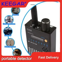 Anti-spion verborgen cameradetectorapparaat, multifunctioneel, 2G GPS-blokkering, audio GSM, bugzoeker, GPS WiFi, spionagegadgets, RF-detector