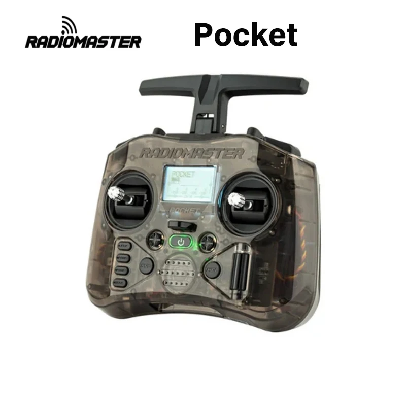Radiomaster Pocket Radio Controller CC2500 ELRS 2.4GHz-2.4GHz Frequency Compact Remote Control for Model Aircraft And RC Cars