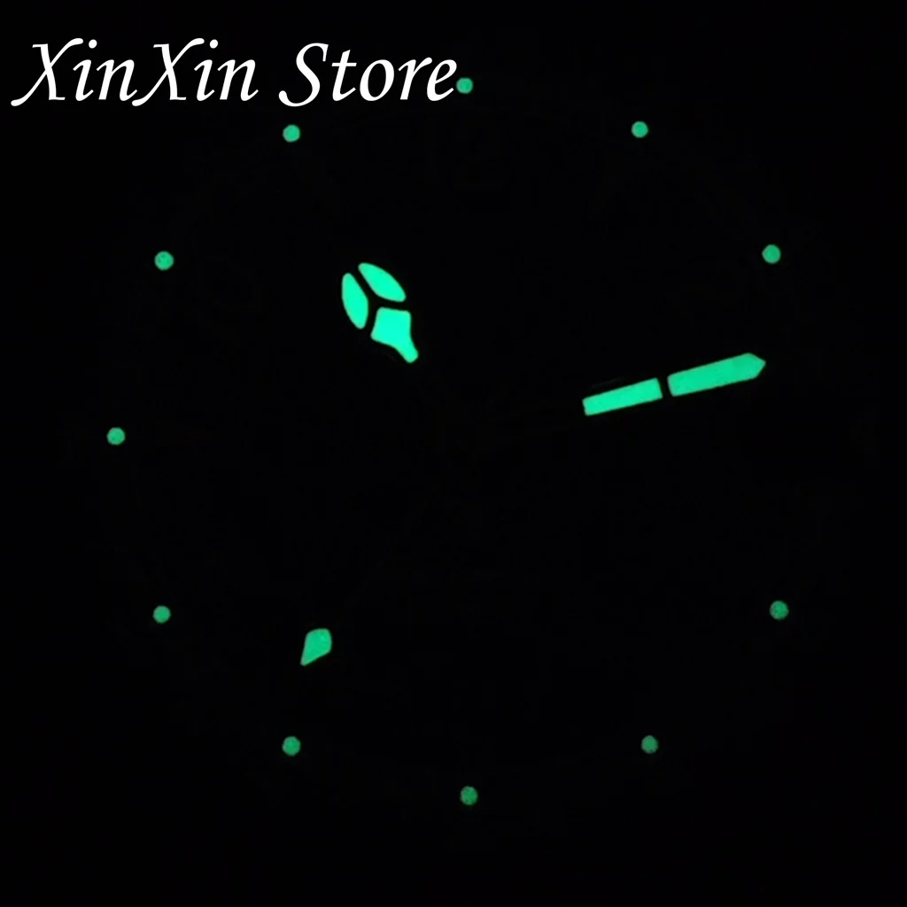 SKX وزارة الدفاع بطلب ماتي 28.5 مللي متر NH35 ساعة ريترو الطلب مع الأيدي الأخضر مضيئة ل NH35 NH36 4R ساعة يد تعمل بالحركة تعديل الملحقات