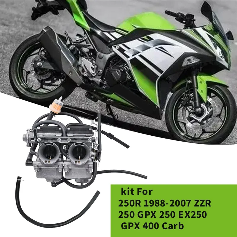 

Motorcycle Carb M576-A055-TI M576A055TI For Kawasaki Ninja 250R 1988-2007 ZZR 250 GPX 250 EX250 GPX 400 Carburetor