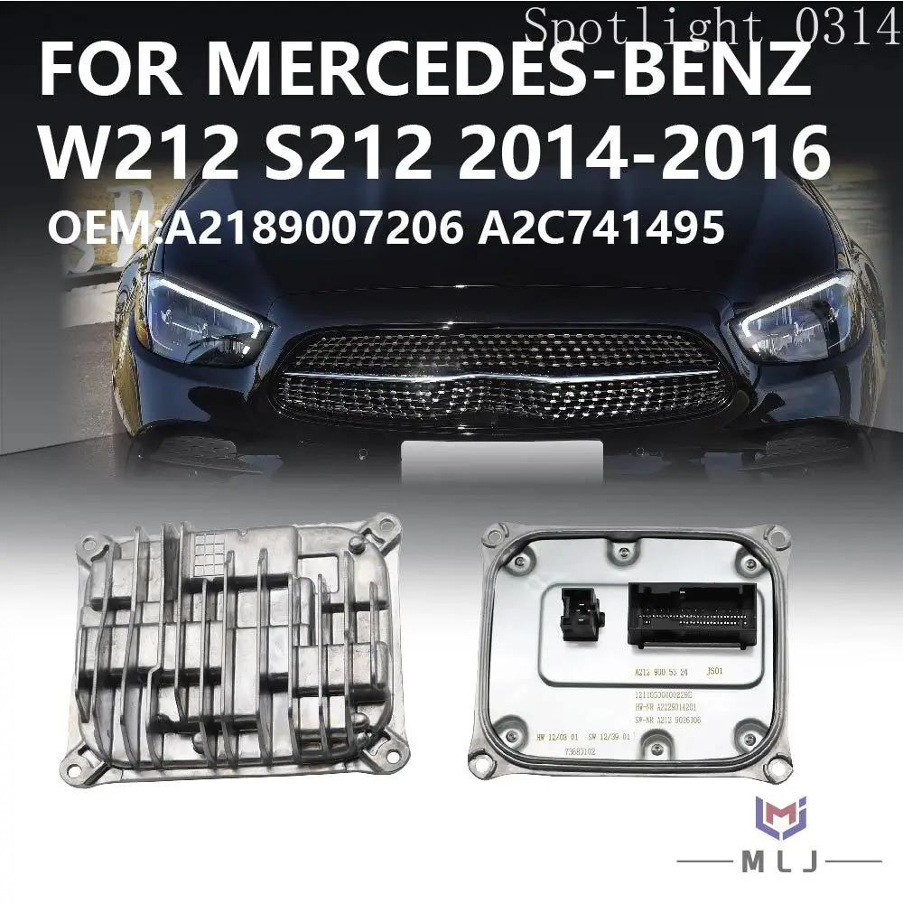 

A2189007206 A2C7414950 Для Mercedes-Benz E-Class W212 E250 E300 E400 E550: Блок управления светодиодными фарами / Модуль драйвера балласта